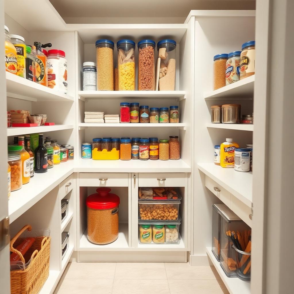 Organized pantry